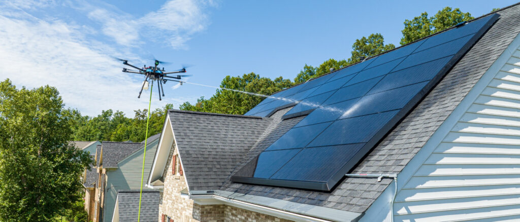 Soft Washing Solar Panels